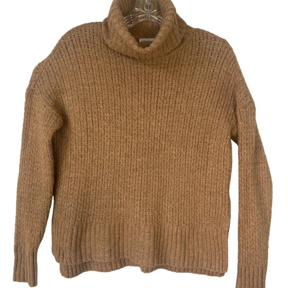 Cupcakes and Cashmere Sweater Turtleneck Womens XS Brown - Picture 1 of 6